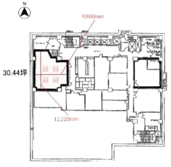 日本教育会館B1F 間取り図