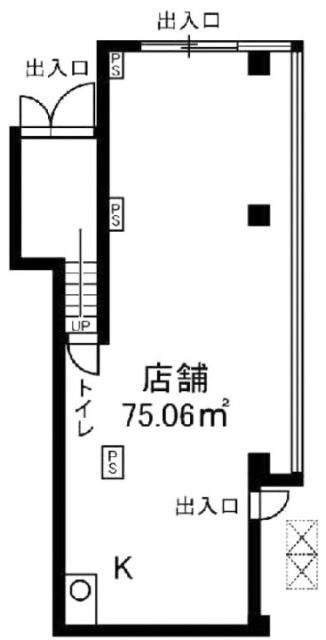 ハイツヤスハラビル1F 間取り図