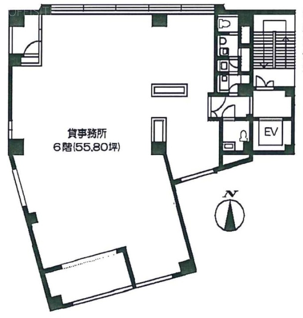 秋葉原花岡ビル6F 間取り図
