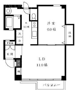 ISOフラットビル102 間取り図