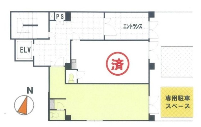 ランザンAYビル102 間取り図