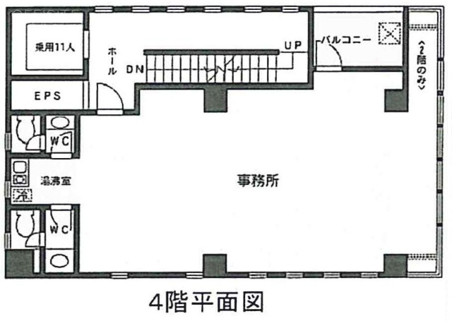 ライズビル4F 間取り図