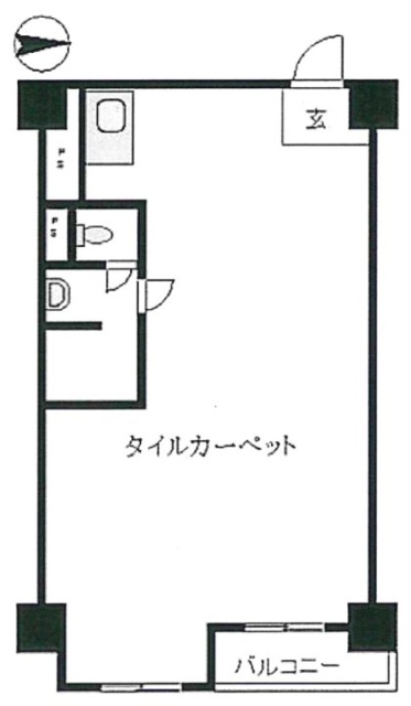湯島ビル202 間取り図