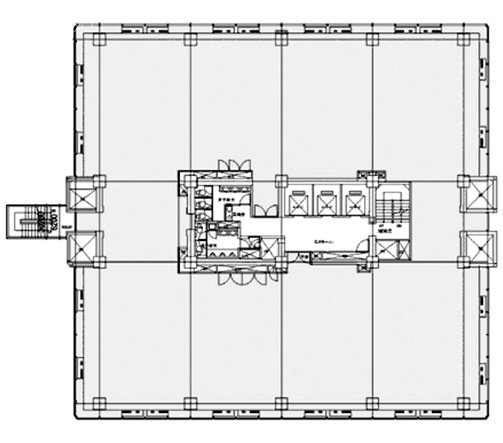 西麻布六本木通ビル5F 間取り図