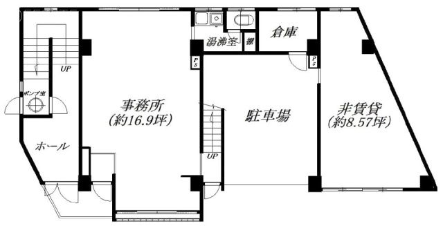 小川ビル1F 間取り図