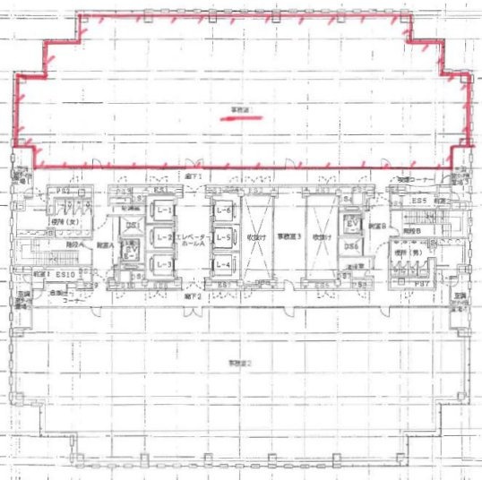 ハーモニータワー15F 間取り図