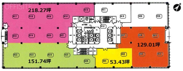 青山ビル6F 間取り図