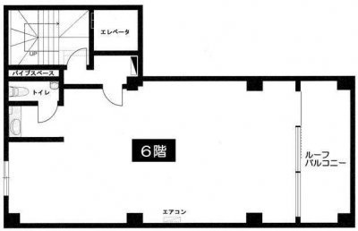菊豊ビル6F 間取り図