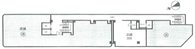 エクレ新宿305 間取り図