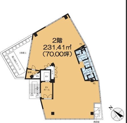 VORT外苑前Ⅲ2F 間取り図