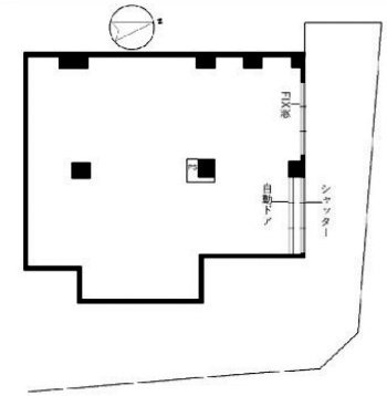 (仮)神原ビル1F 間取り図