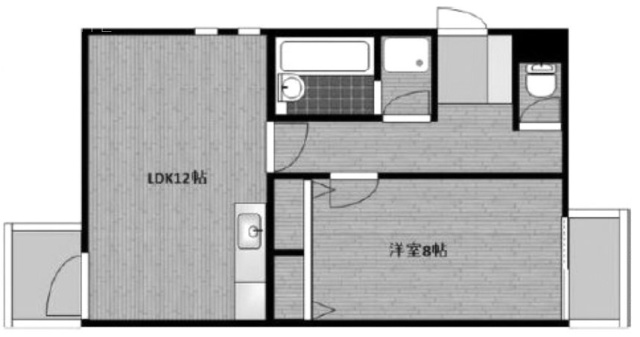 ベルエール加藤303 間取り図