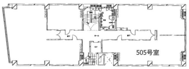 第8東ビル505 間取り図