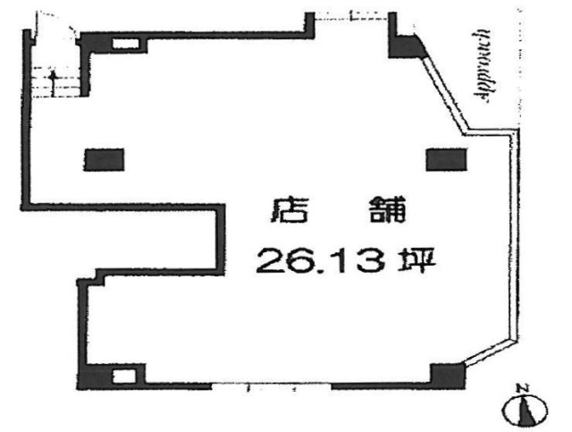 プラチナコート自由が丘ビル1F 間取り図