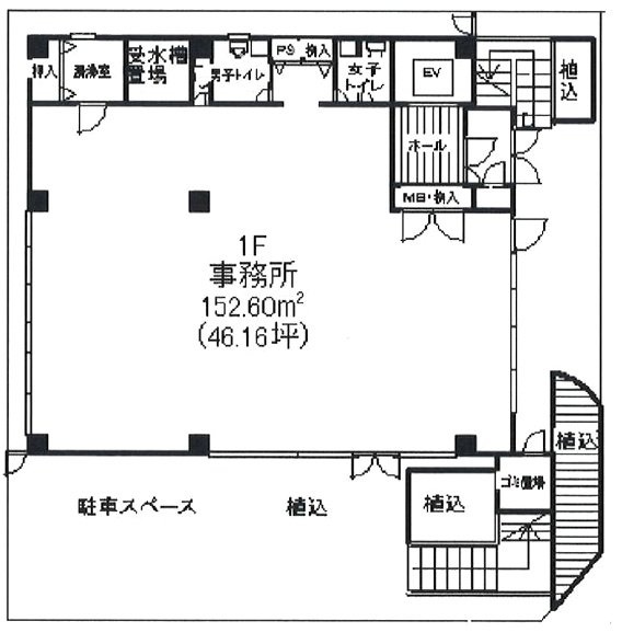 プレム南青山ビル1F 間取り図