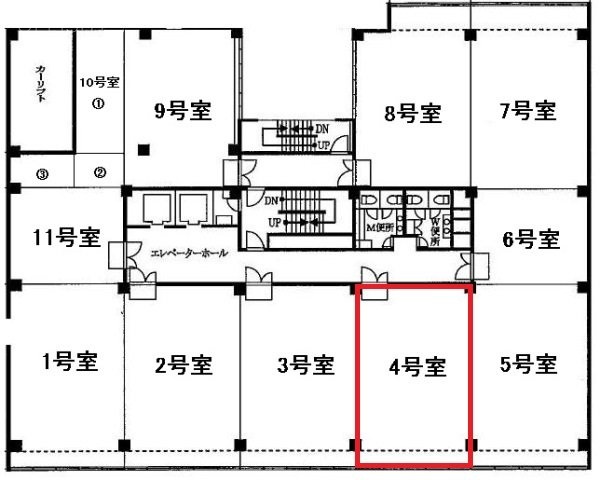 グランベル横浜ビル4 間取り図