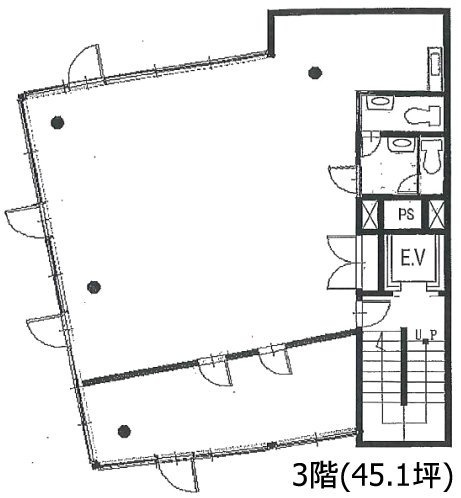 J1西麻布ビル3F 間取り図