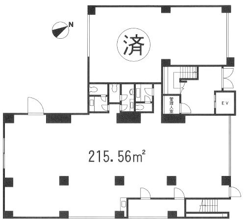 K3レジデンスビル101 間取り図