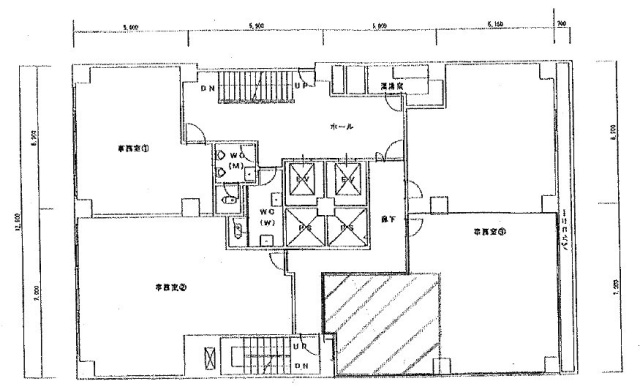 明宏(めいこう)ビル本館6F 間取り図