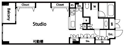 Espace Tete202 間取り図