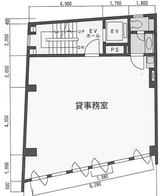麹町6丁目ビル7F 間取り図