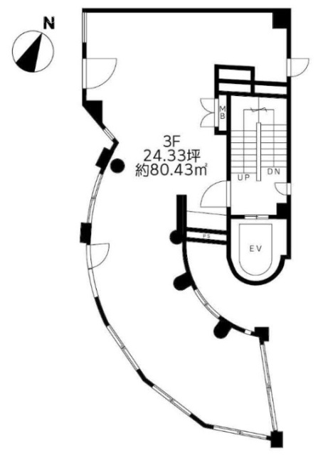 m.yビル3F 間取り図