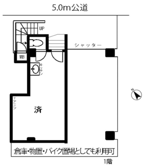 リノア高松ビル1F 間取り図