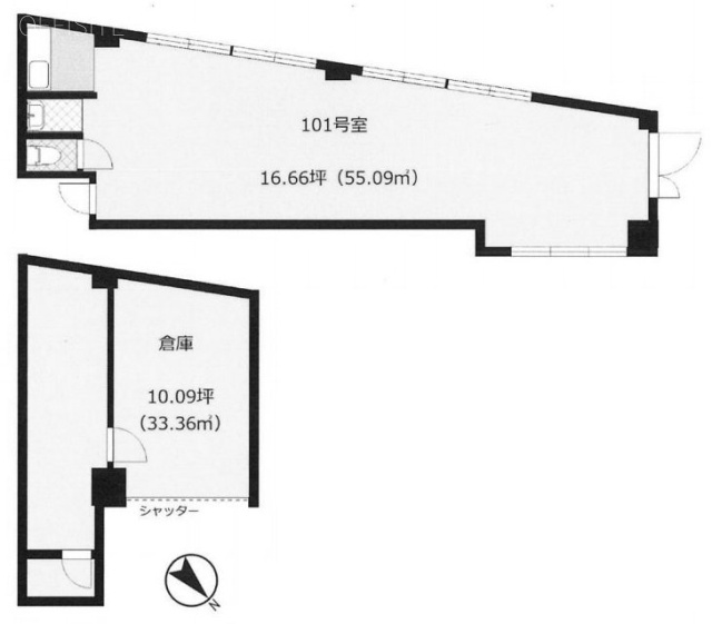 ハイシティ代々木101 間取り図