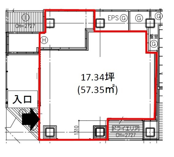 Daiwa神田橋1F 間取り図