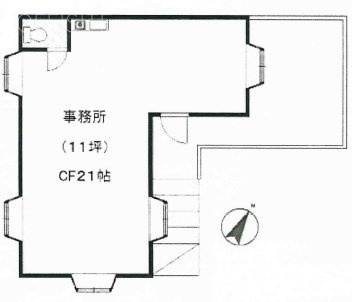 代官山Mフラットビル3F 間取り図