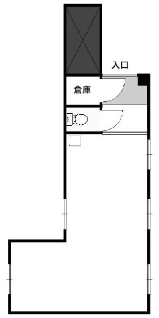 オフィスコオフィス神楽坂1F 間取り図