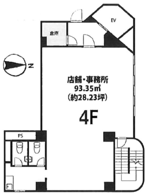 扇橋会館4F 間取り図