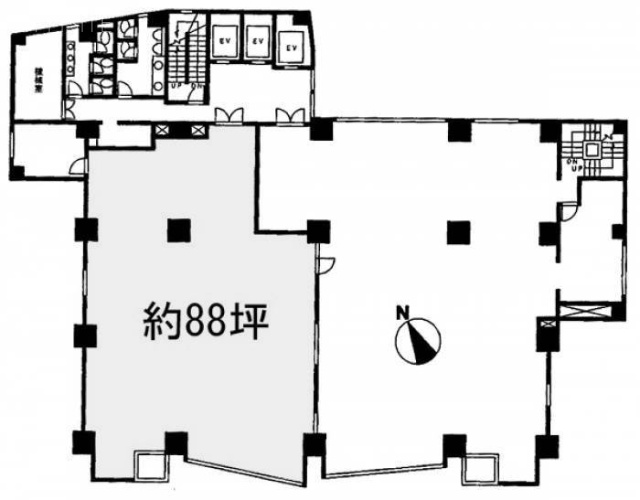 TOKYU REIT渋谷Rビル8F 間取り図