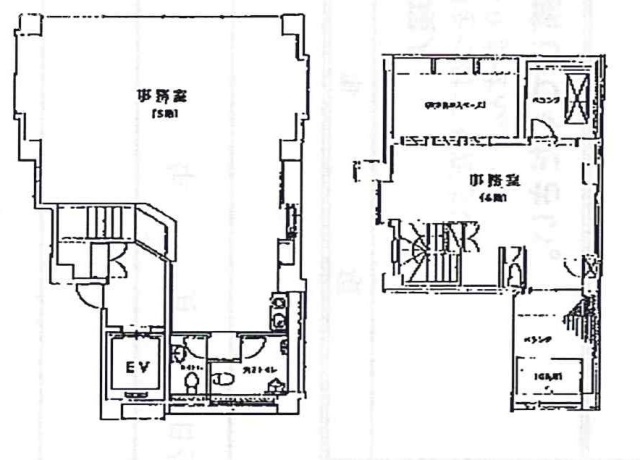 コージュビル5F～6F 間取り図