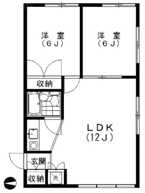サナダビル2103 間取り図
