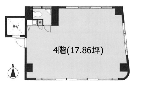 阿部ビル4F 間取り図