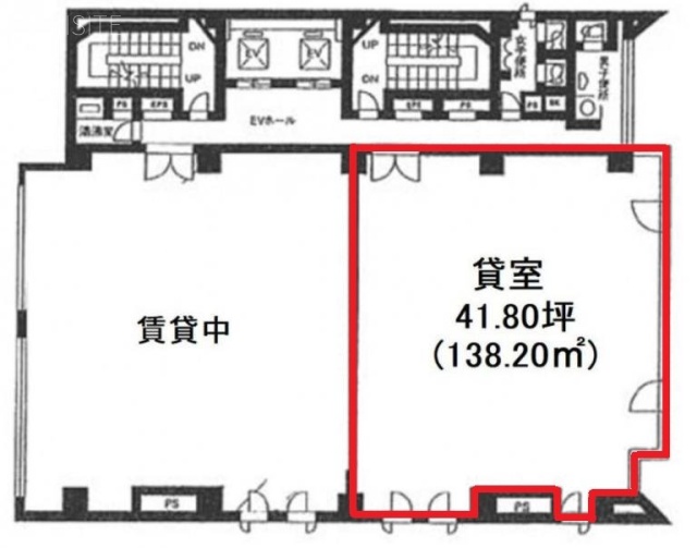 飯野ビル5F 間取り図