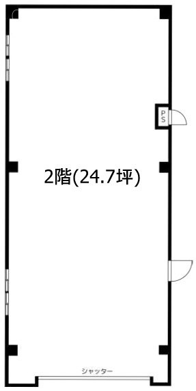 伊藤自由が丘ビル2F 間取り図