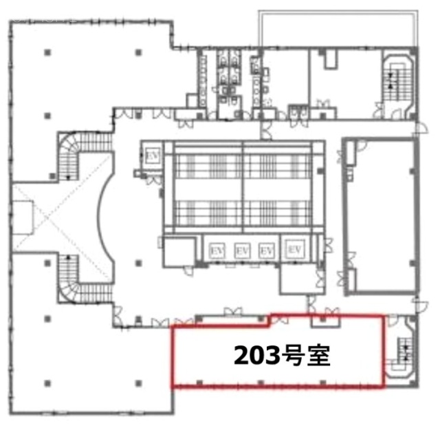 ダイワロイネット横浜公園・ストロングビル203 間取り図