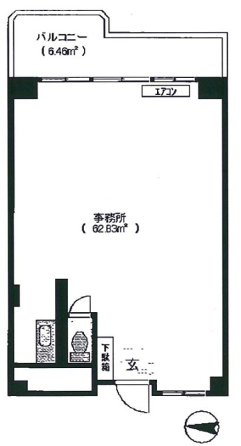 フドウ三軒茶屋ハイツ108 間取り図