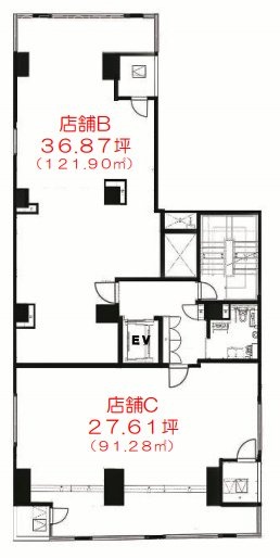 MID横濱元町C 間取り図