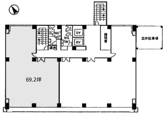 渋谷第一生命ビル3F 間取り図