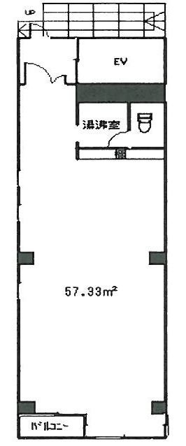 猪爪ビル3F 間取り図