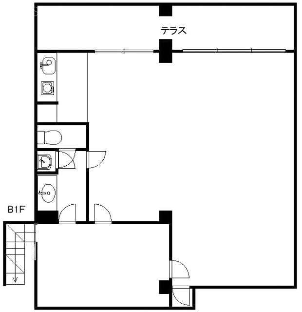 NTKハイムビルB1F 間取り図