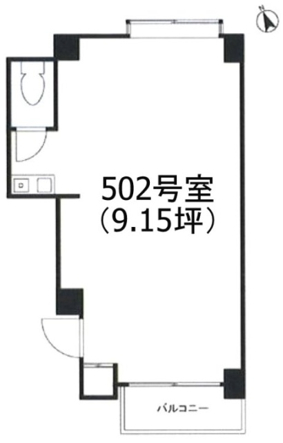 清川ビル502 間取り図