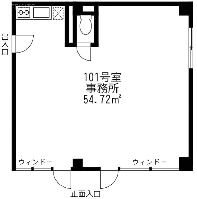 TSOハイツビル101 間取り図