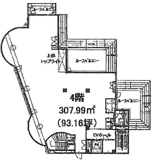 424桜丘ビル4F 間取り図