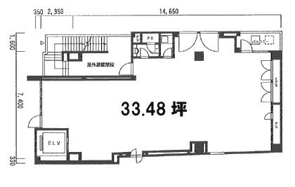 喜久屋ビル4F 間取り図