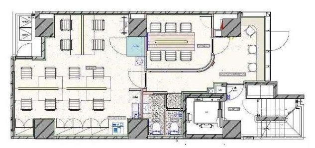 NOVEL WORK Shibadaimon3F 間取り図