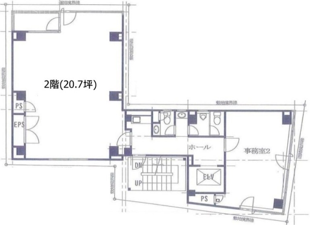 錦町スクウェアビル2F 間取り図